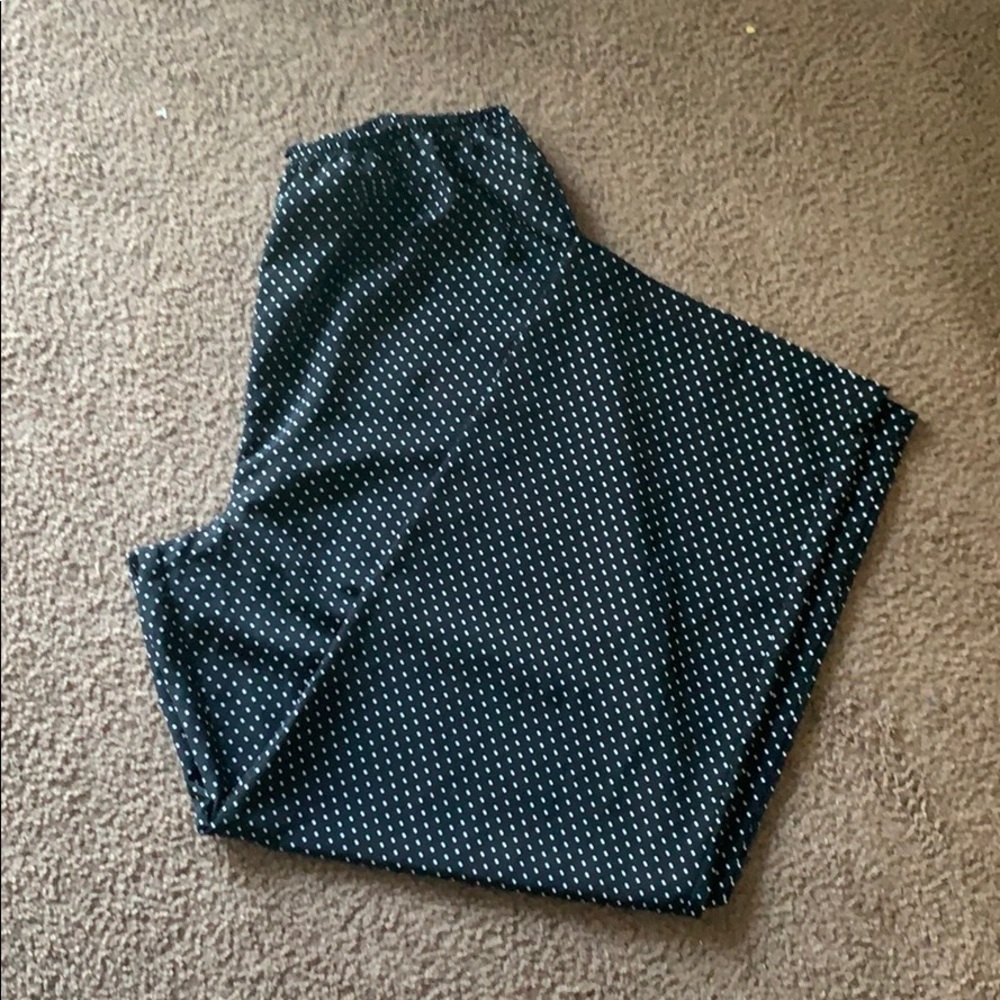 Polka dotted woman’s PJ pants